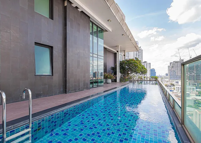 公寓 Cozy Sky Pool Thonglor By Pinny *